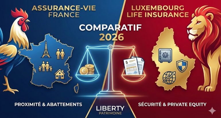 Assurance-vie Luxembourg ou France ? Comparatif 2026 | Liberty Patrimoine